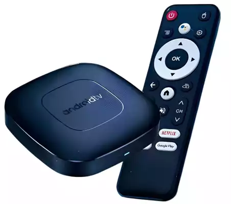Android 14 TV приставка с пультом управления, 4K ULTRA HD SET-TOP box, 5G, 8Gb+128Gb